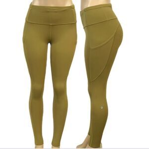 Lululemon Fast & Free High- Rise Tight II 25” Nulus grape leaft Sz 6 New no tags